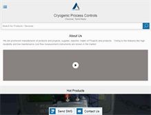 Tablet Screenshot of cryogenicprocesscontrols.com